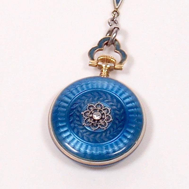 antique pendant watch necklace