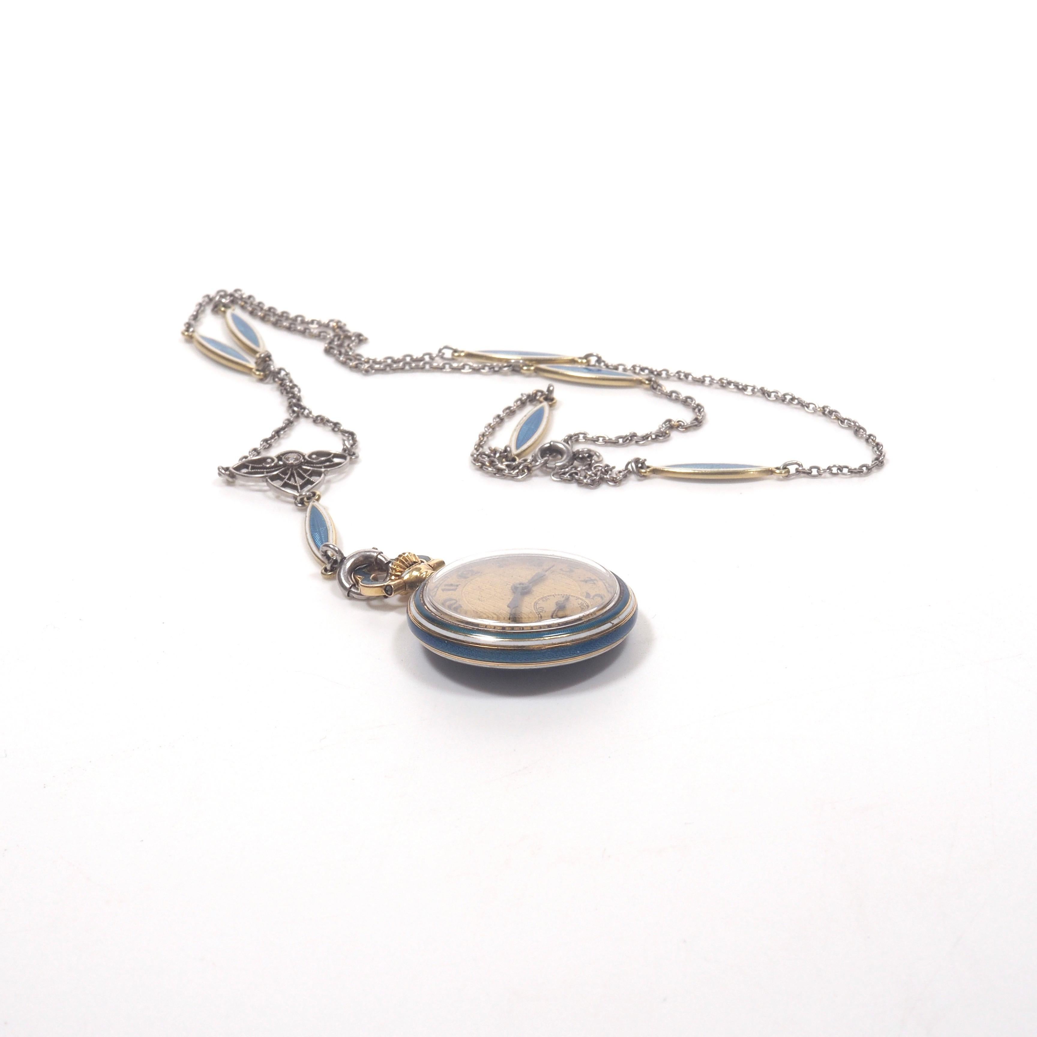 watch necklace pendant