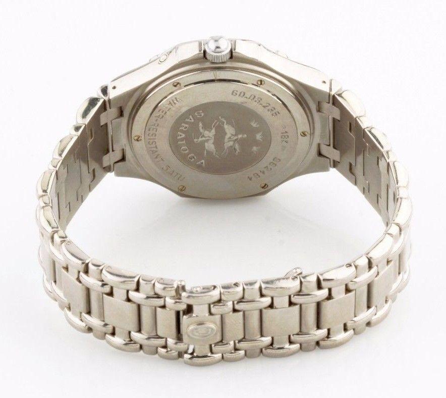 Men's Concord White Gold Saratoga Triple Crown Automatic Wristwatch 