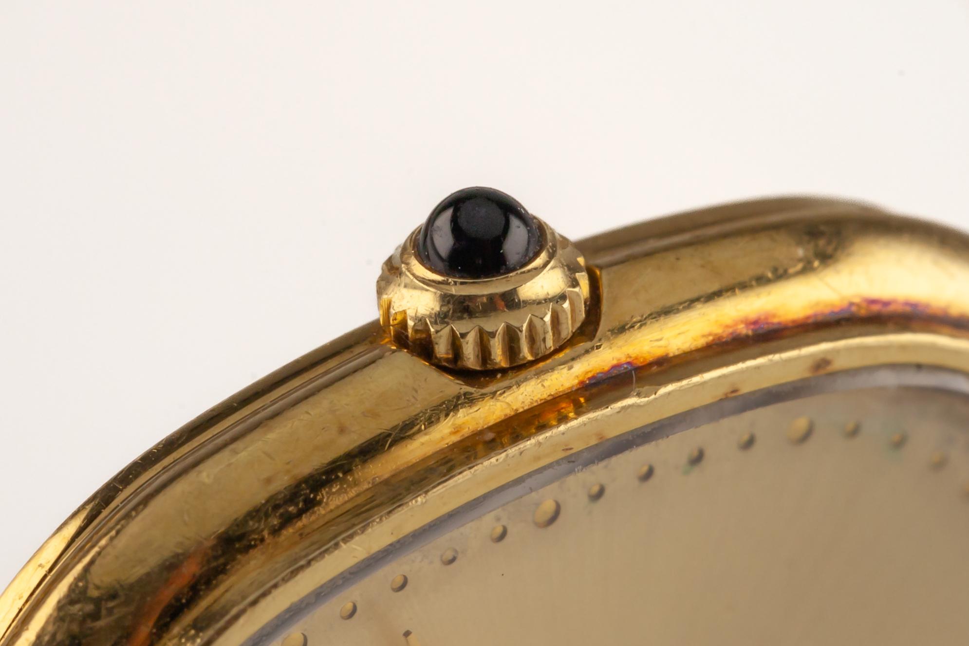 Concord Women's 18k Yellow Gold Quartz Watch w/ Leather Band For Sale 1