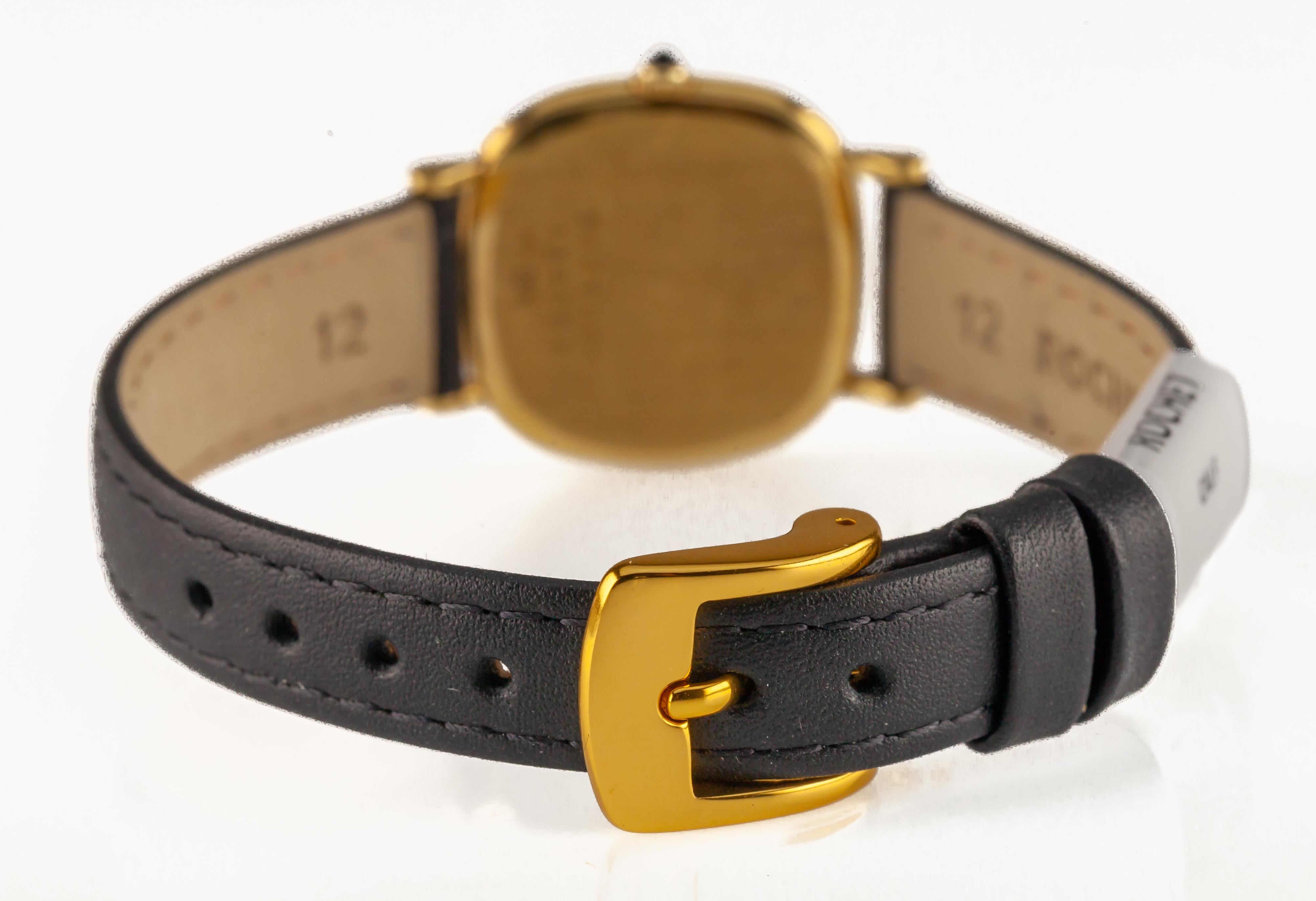 Concord Women's 18k Yellow Gold Quartz Watch w/ Leather Band For Sale 2