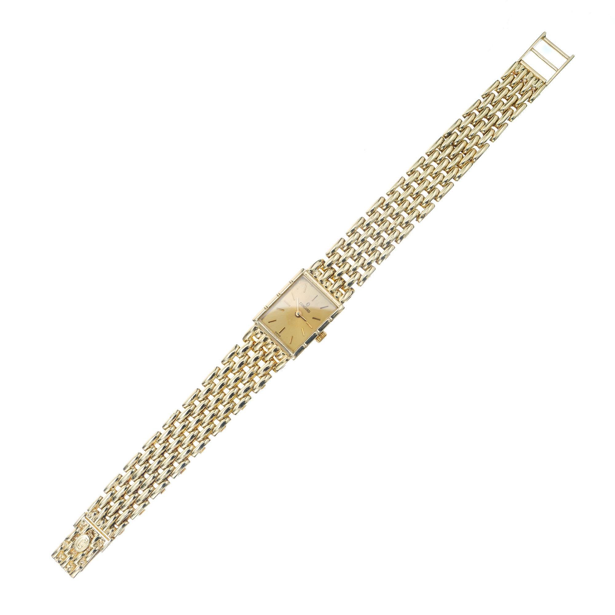 gold concord watch