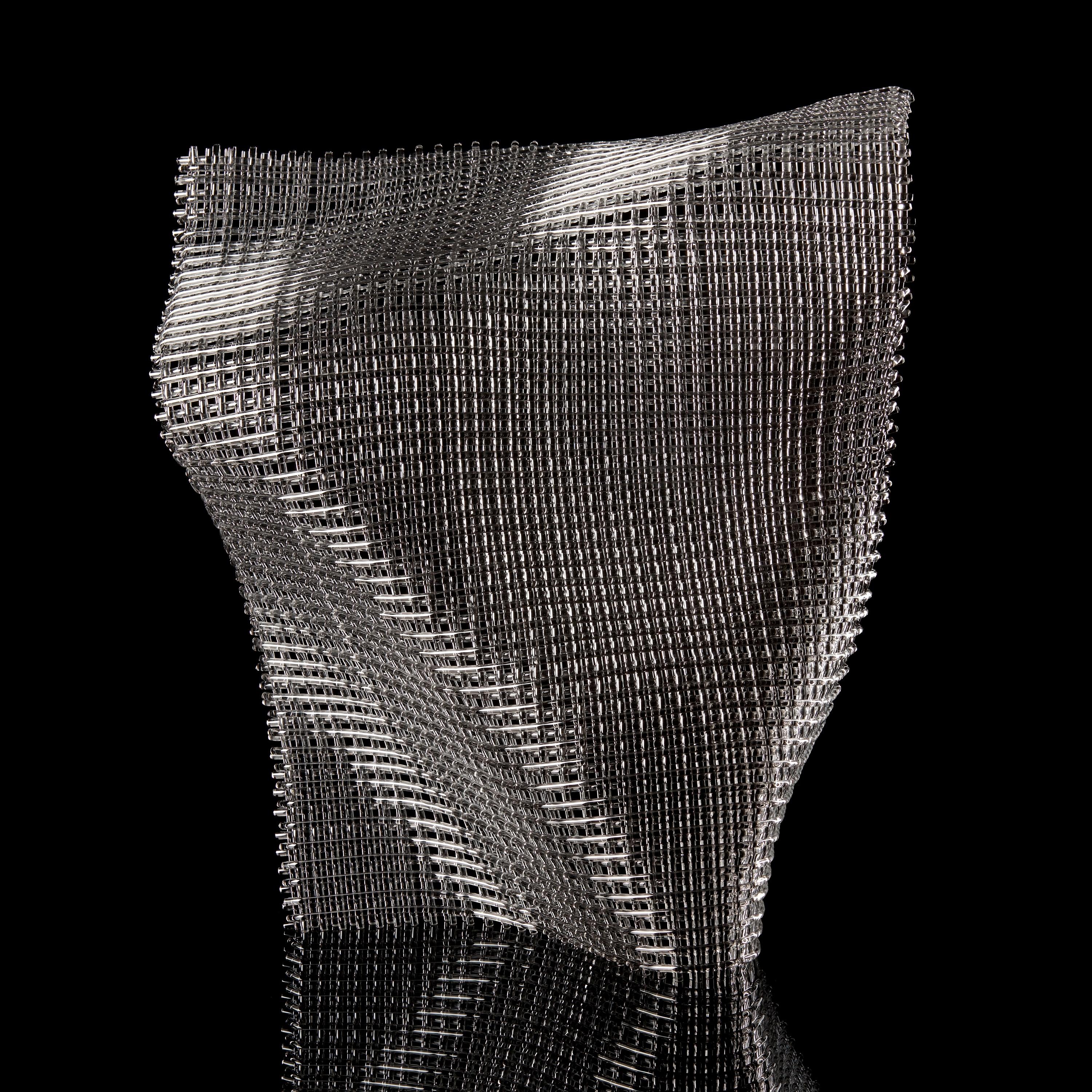 Concordancia I, escultura de pie tejida en vidrio y plata, de Cathryn Shilling en Nuevo estado para la venta en London, GB