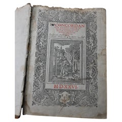 Concordantiae Maiores Sacrae Bibliae – 1526 – Froben Printing Company