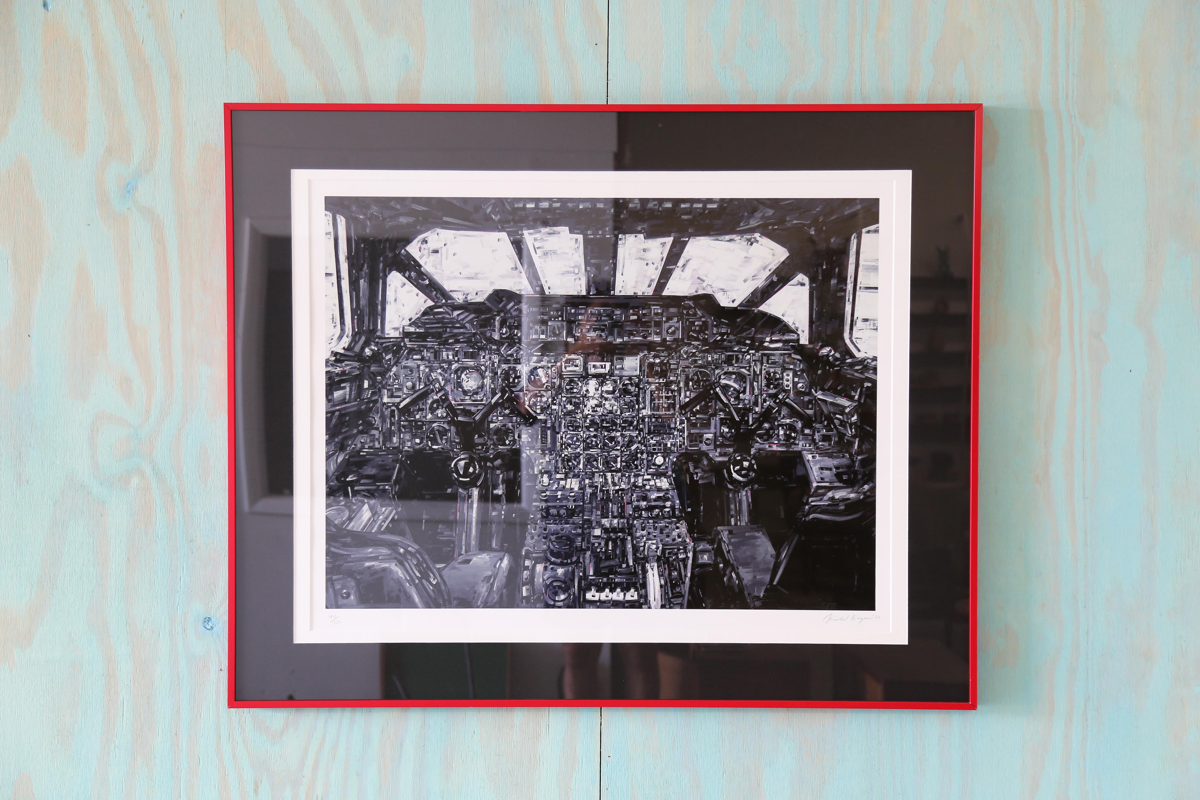 Michael Kagan (b. 1980). Concorde, 2021. Screenprint in colors on Somerset paper. 28-3/4 x 37 inches edition of 100.

Archival pigment print on cotton paper.

This print sold out instantly online. A great piece ready for your collection.

Michael
