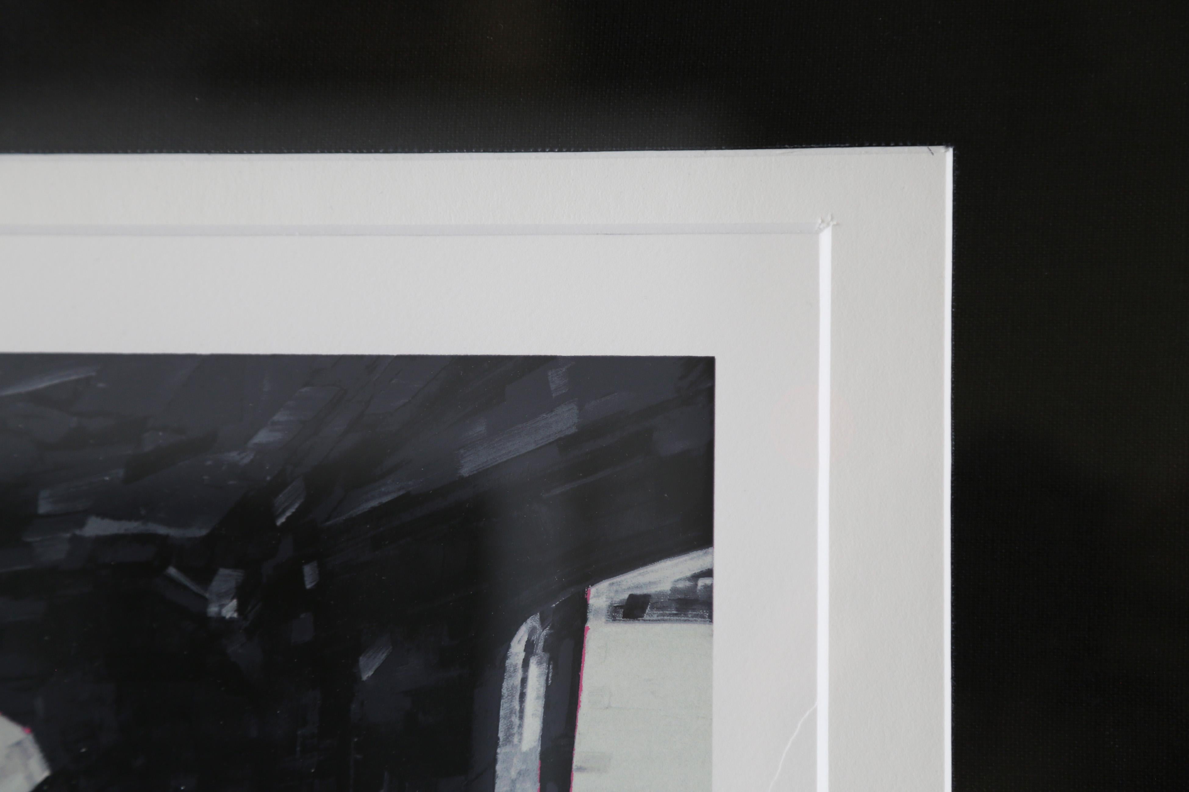 Paper Concorde by Michael Kagan 2021 Signed Screenprint 40/100 For Sale