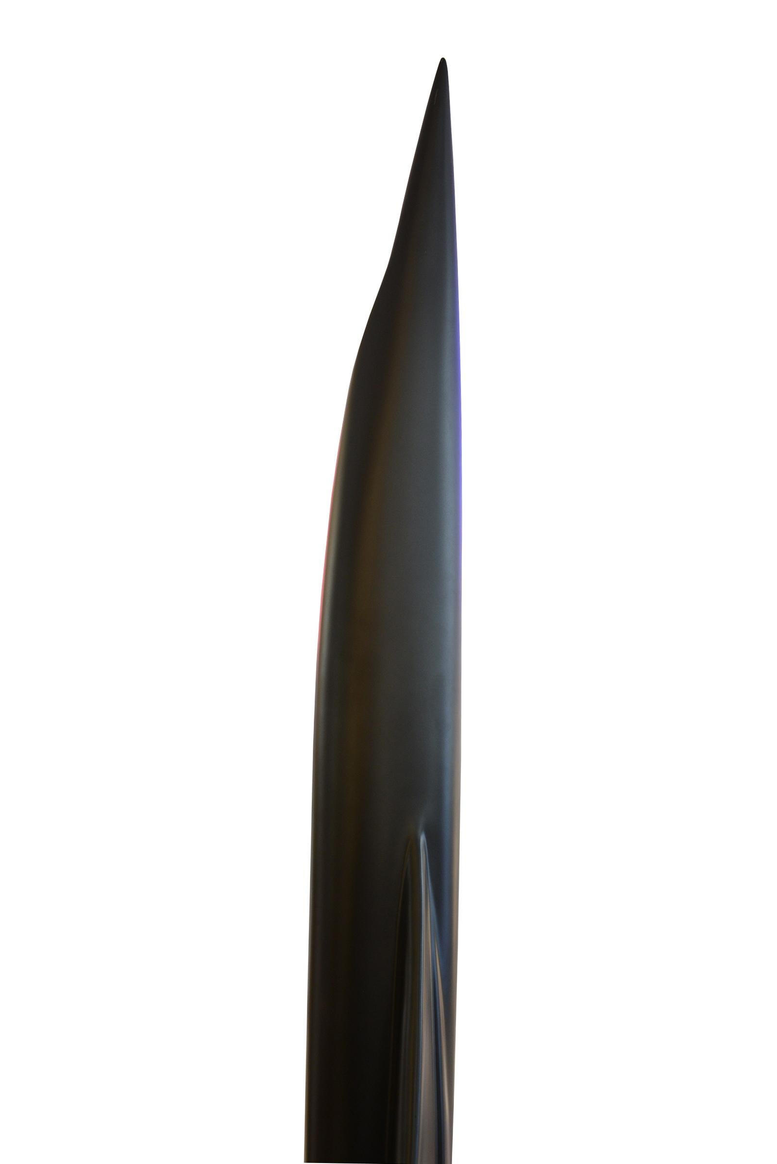 Sculpture noire Concorde en vente 1