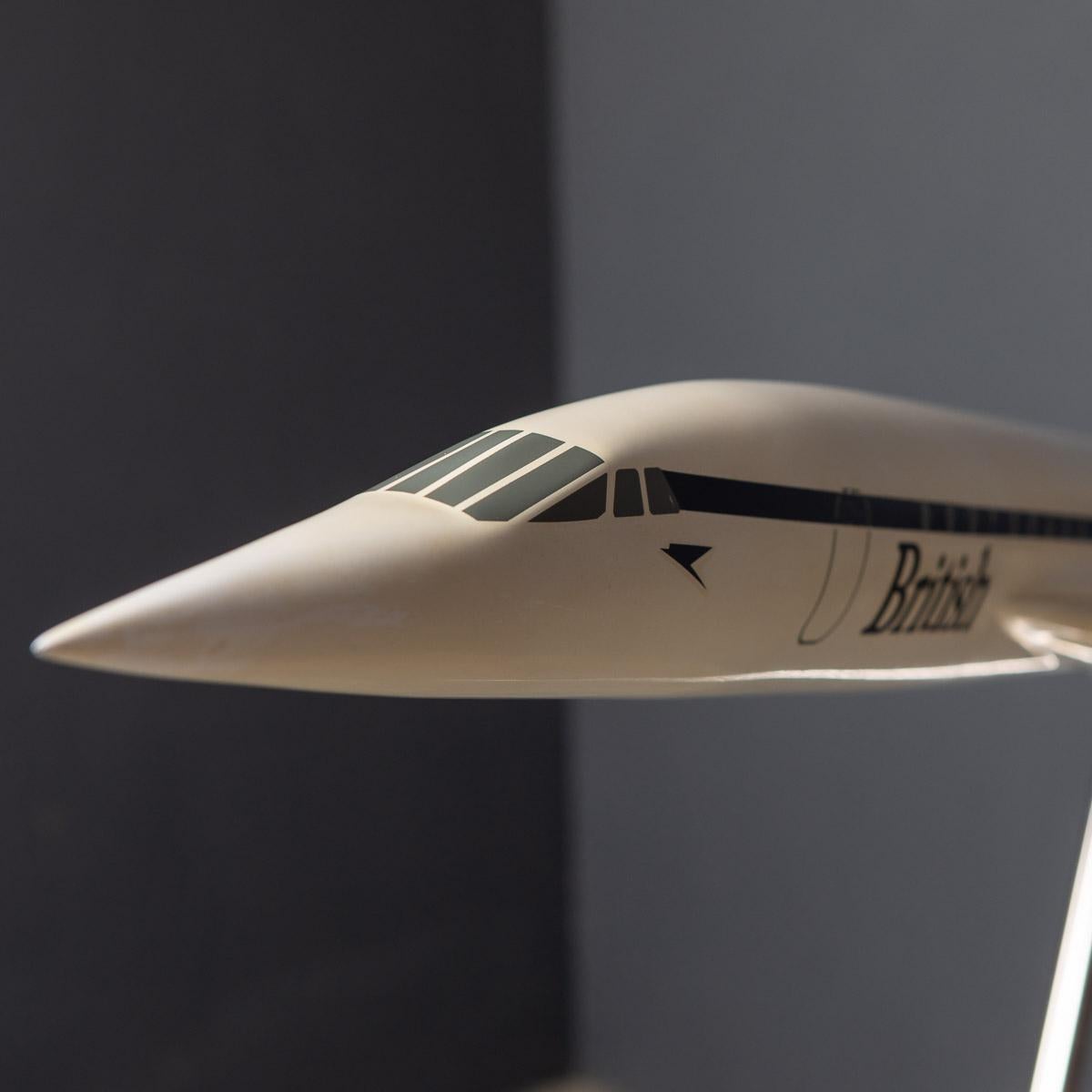 English Concorde Model Made by Space Models, England, c.1990