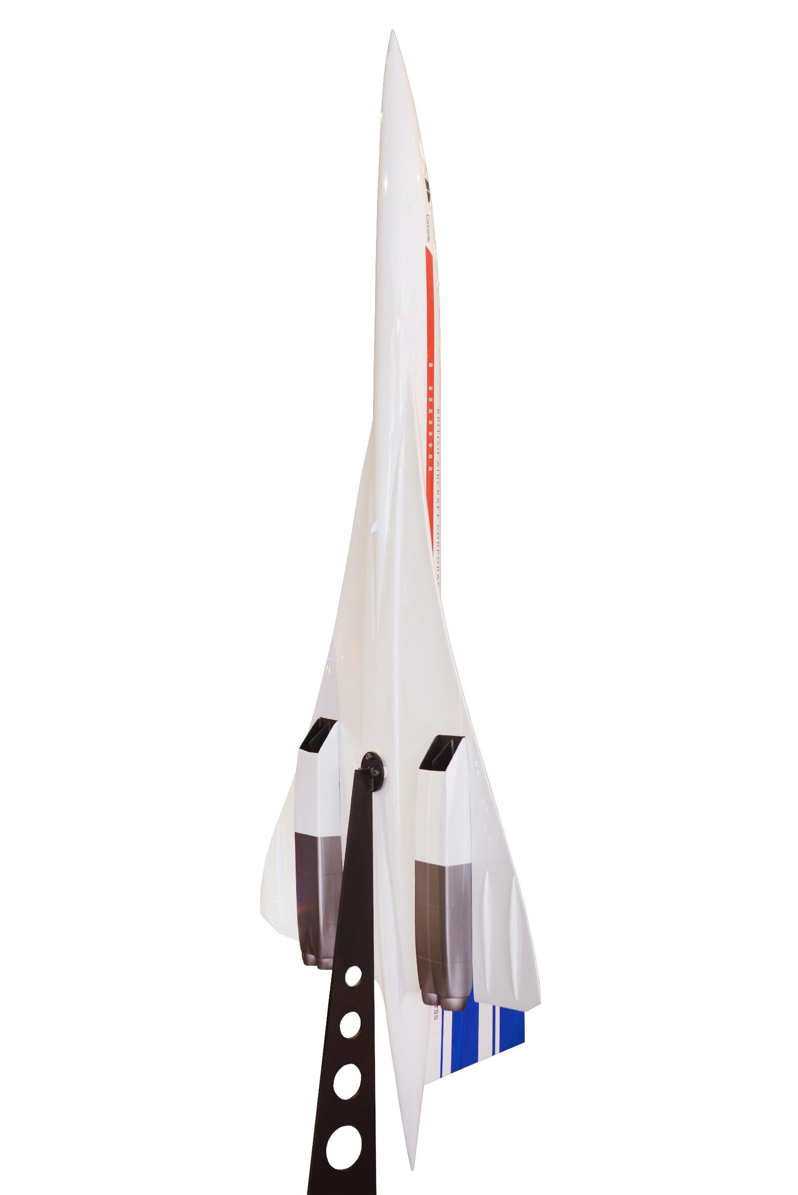 Résine Sculpture modèle Concorde en résine à l'échelle 1/25 en vente