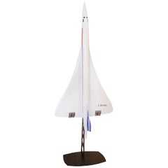 Scultura del Concorde in resina in scala 1/25