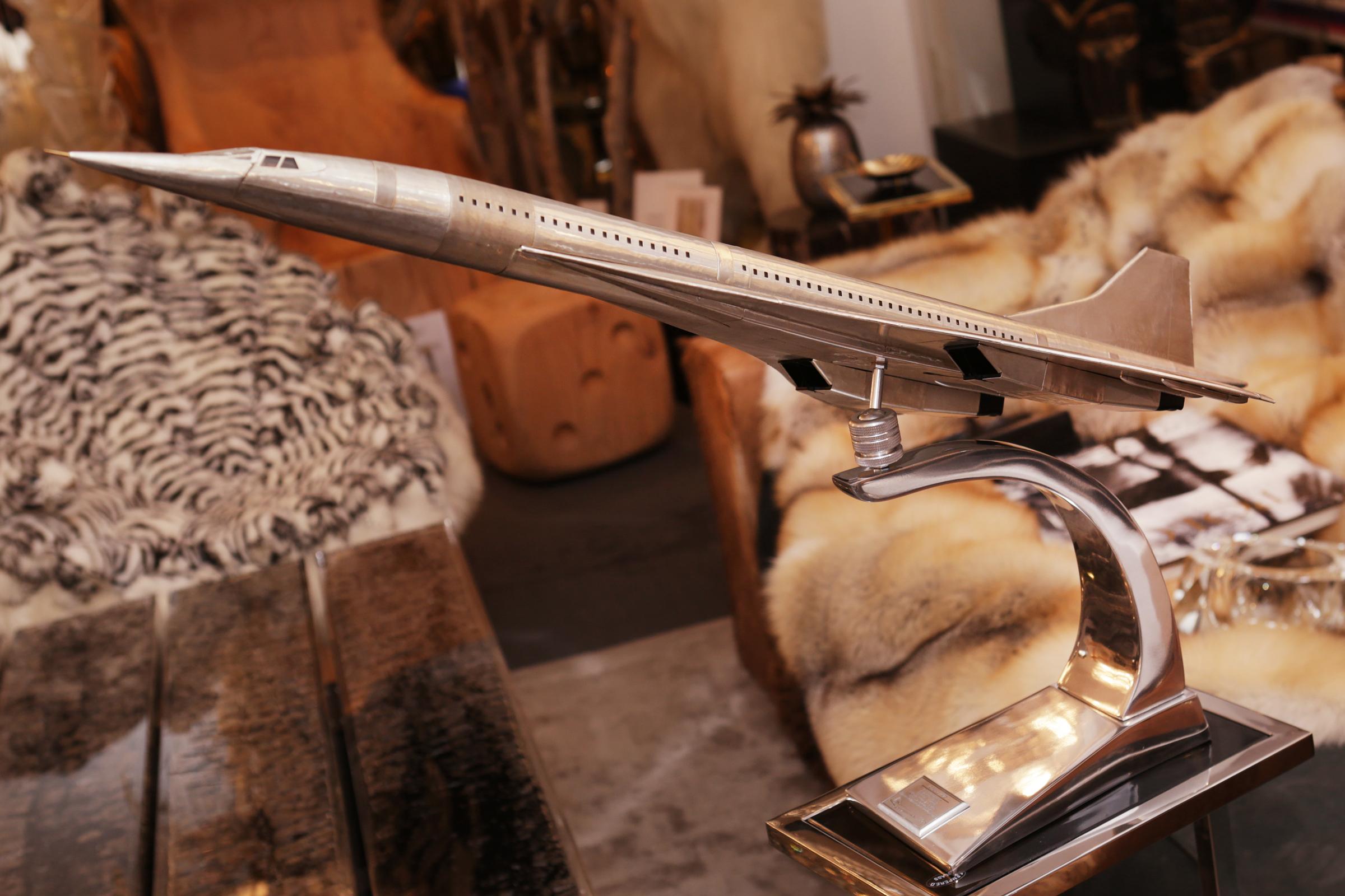 Hand-Crafted Concorde Supersonic Model For Sale