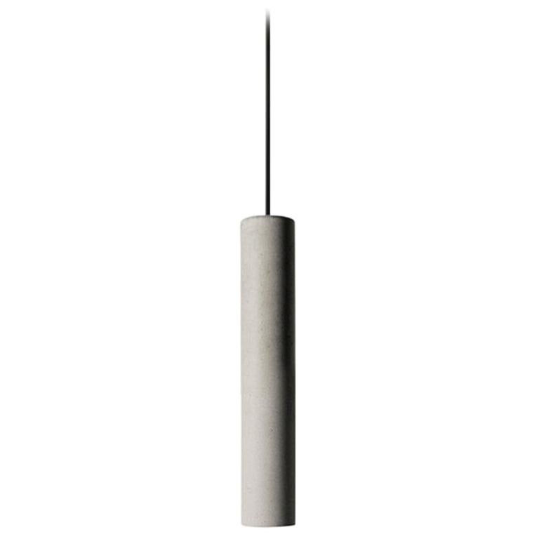 Concrete and Aluminum Pendant Lamp, “Bang, ” S, from Concrete Collection by Bentu