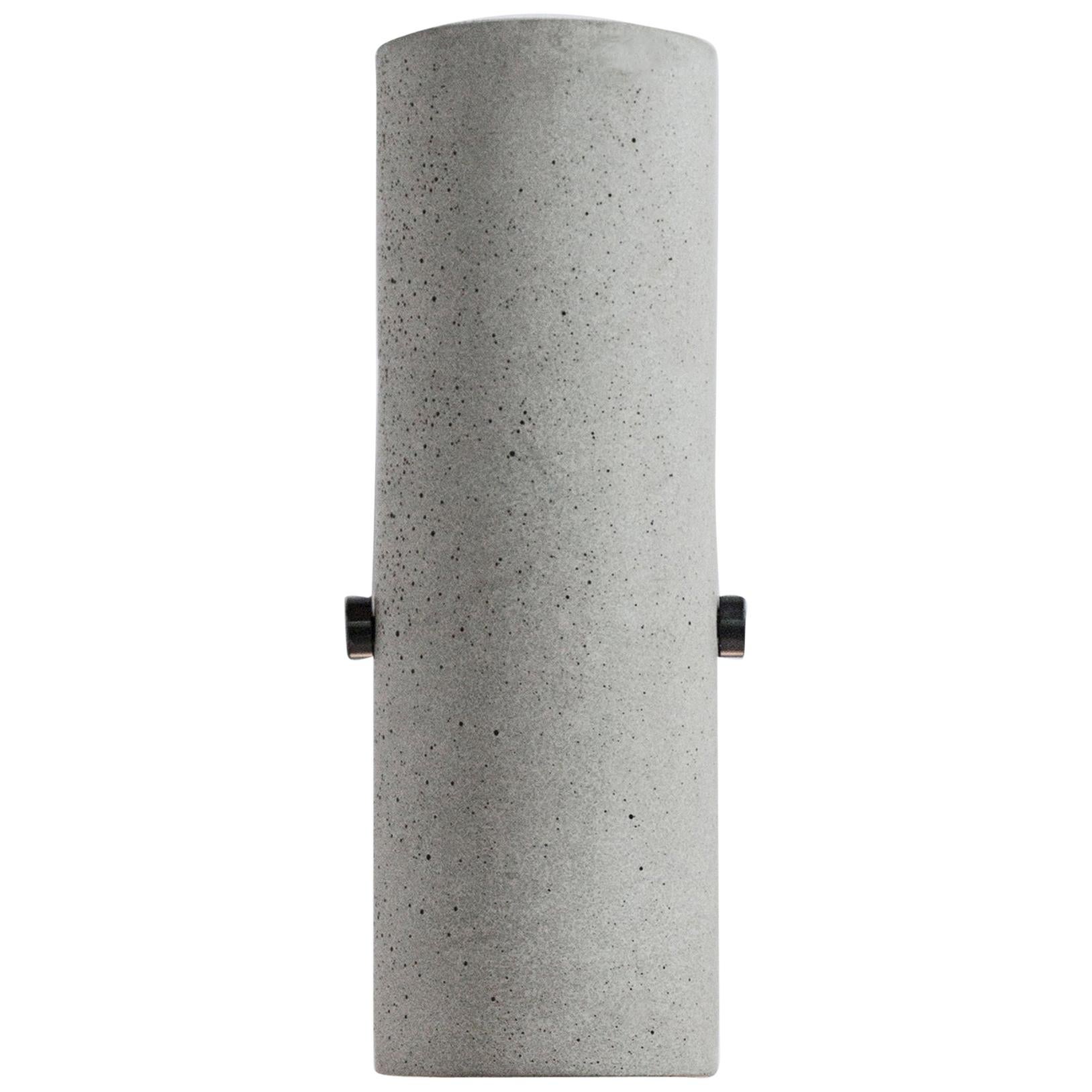 Concrete and Aluminum Wall Lamp, “Lv, ” from Concrete Collection by Bentu
