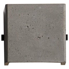 Concrete and Aluminum Wall Lamp, “V, ” from Concrete Collection by Bentu