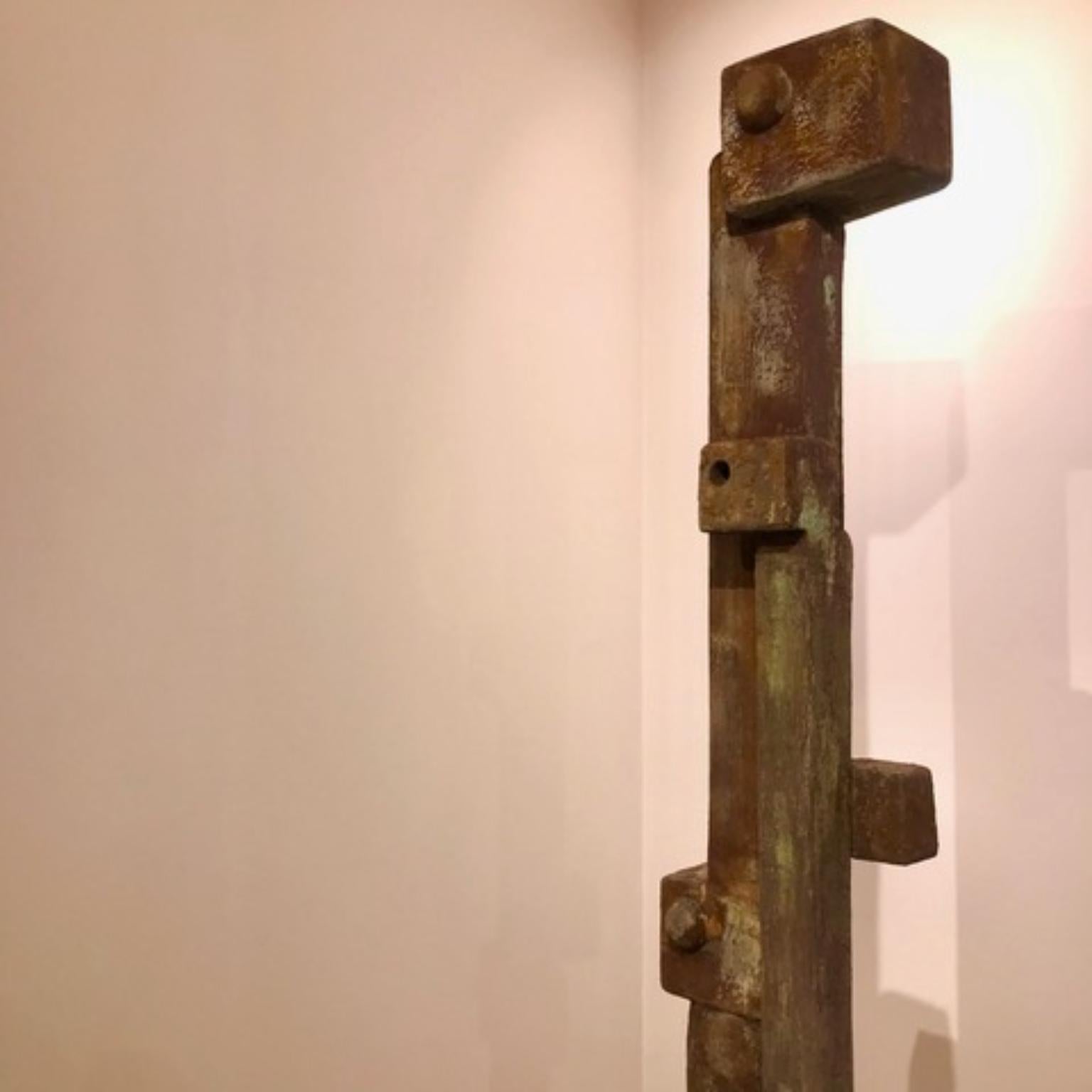 Calcestruzzo Totem di cemento e argilla 130 di Frederic Texier in vendita