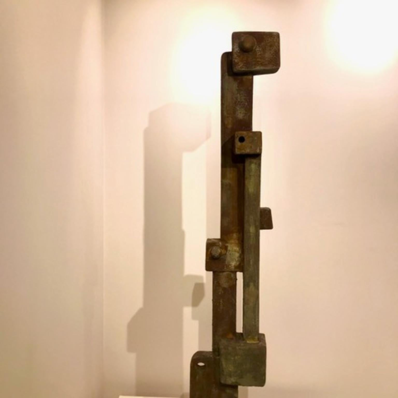 Totem di cemento e argilla 130 di Frederic Texier in vendita 1