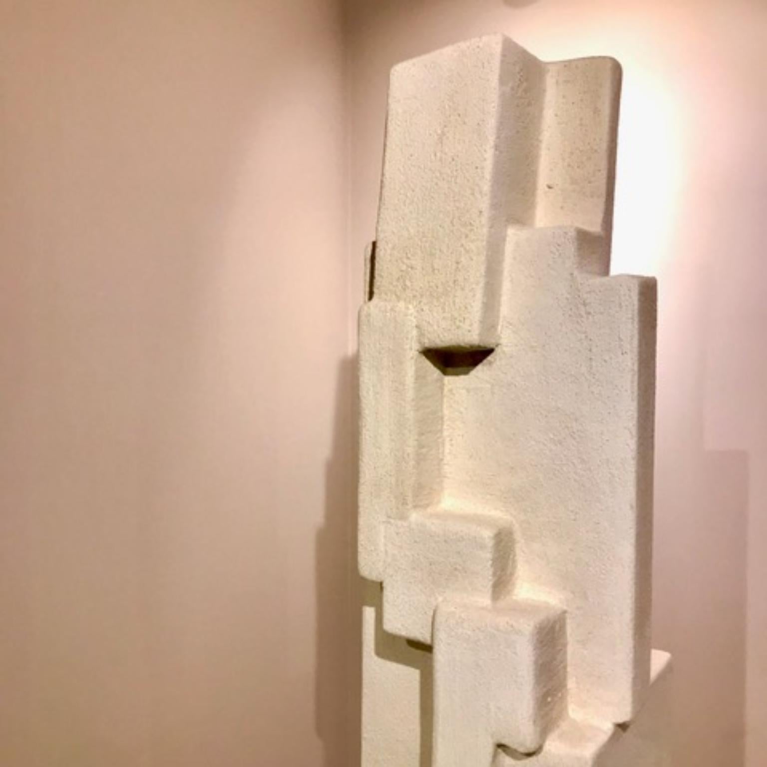 Calcestruzzo Totem di cemento e argilla 160 di Frederic Texier in vendita