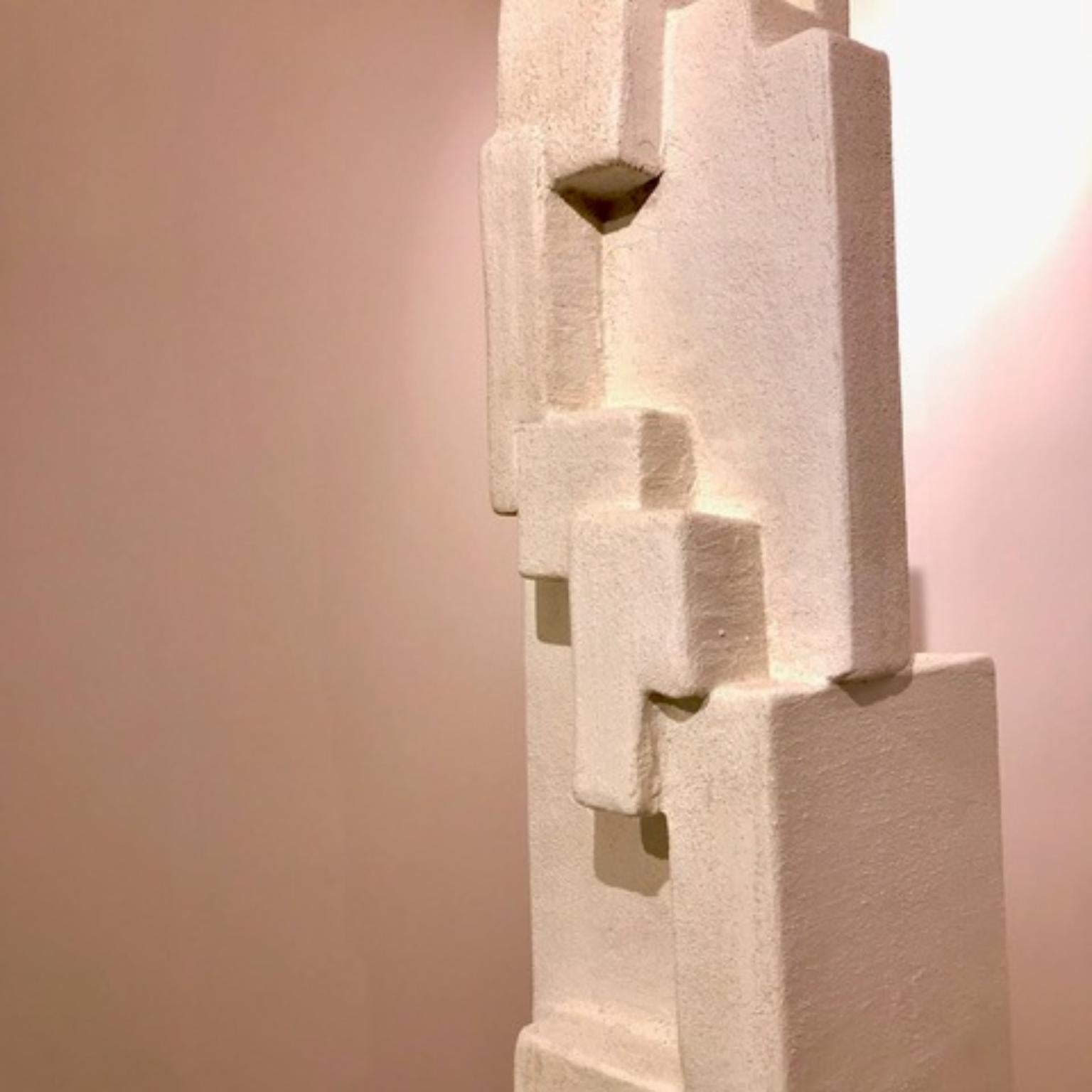 Totem di cemento e argilla 160 di Frederic Texier in vendita 1