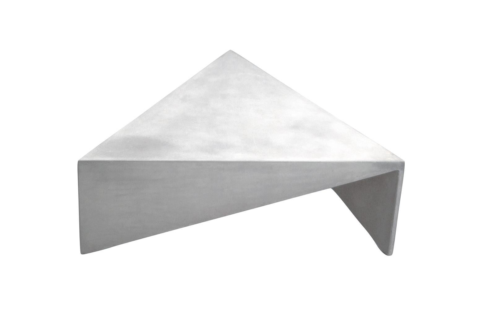 Made to Order, The Bermuda coffee table series was first designed and fabricated in 2017. Inspired by geometric forms, this series of coffee tables are available as Equilateral 36” x 30” x 12”, Isosceles 42” x 42” x 16”, or Isosceles 48” x 68” x