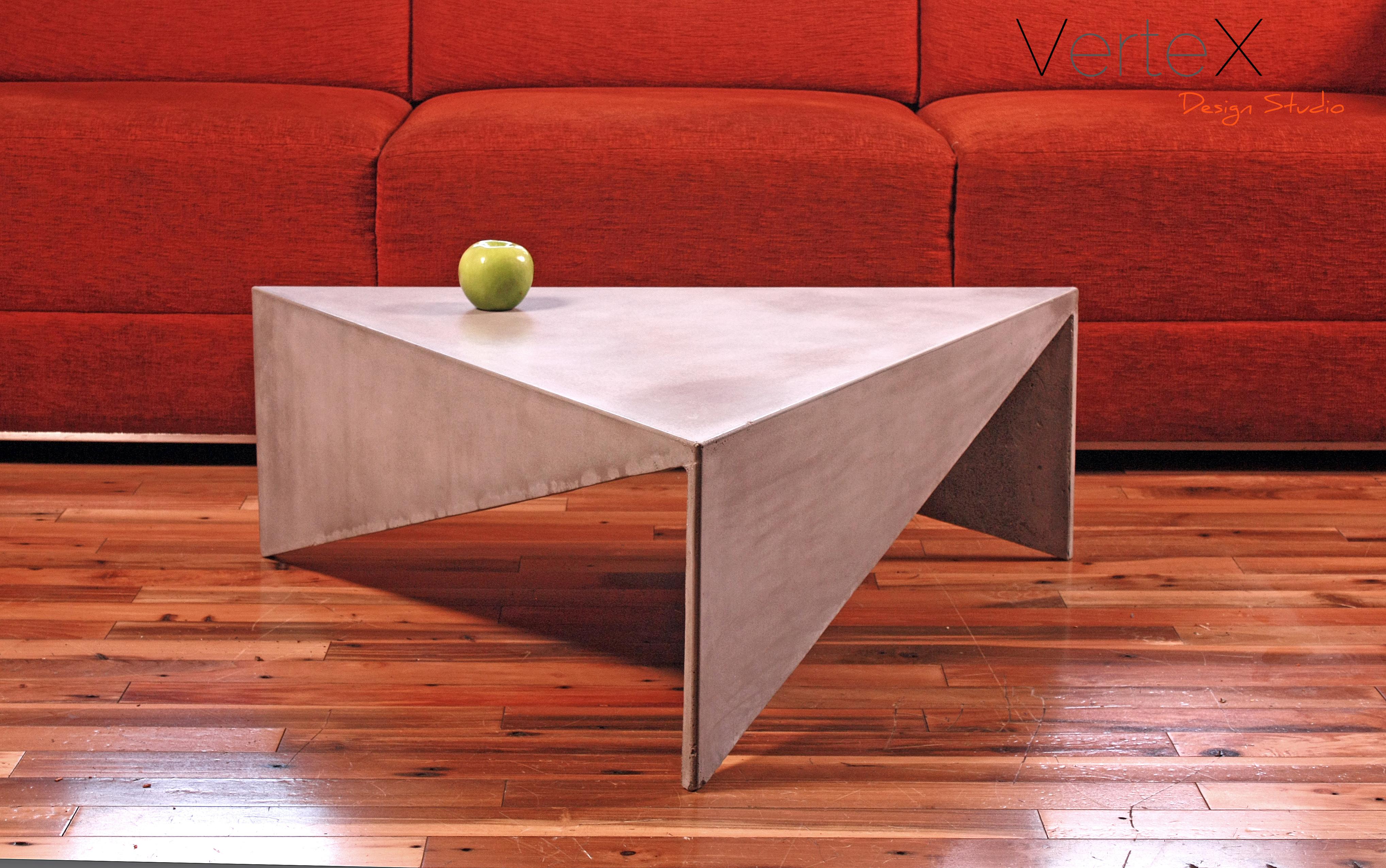 Molded Concrete Bermuda Coffee Table For Sale