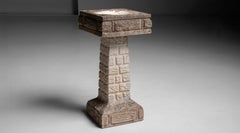 Concrete Bird Bath, England, 1950