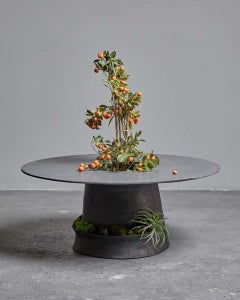 Concrete Caldera Coffee Table by Opiary (29"H)