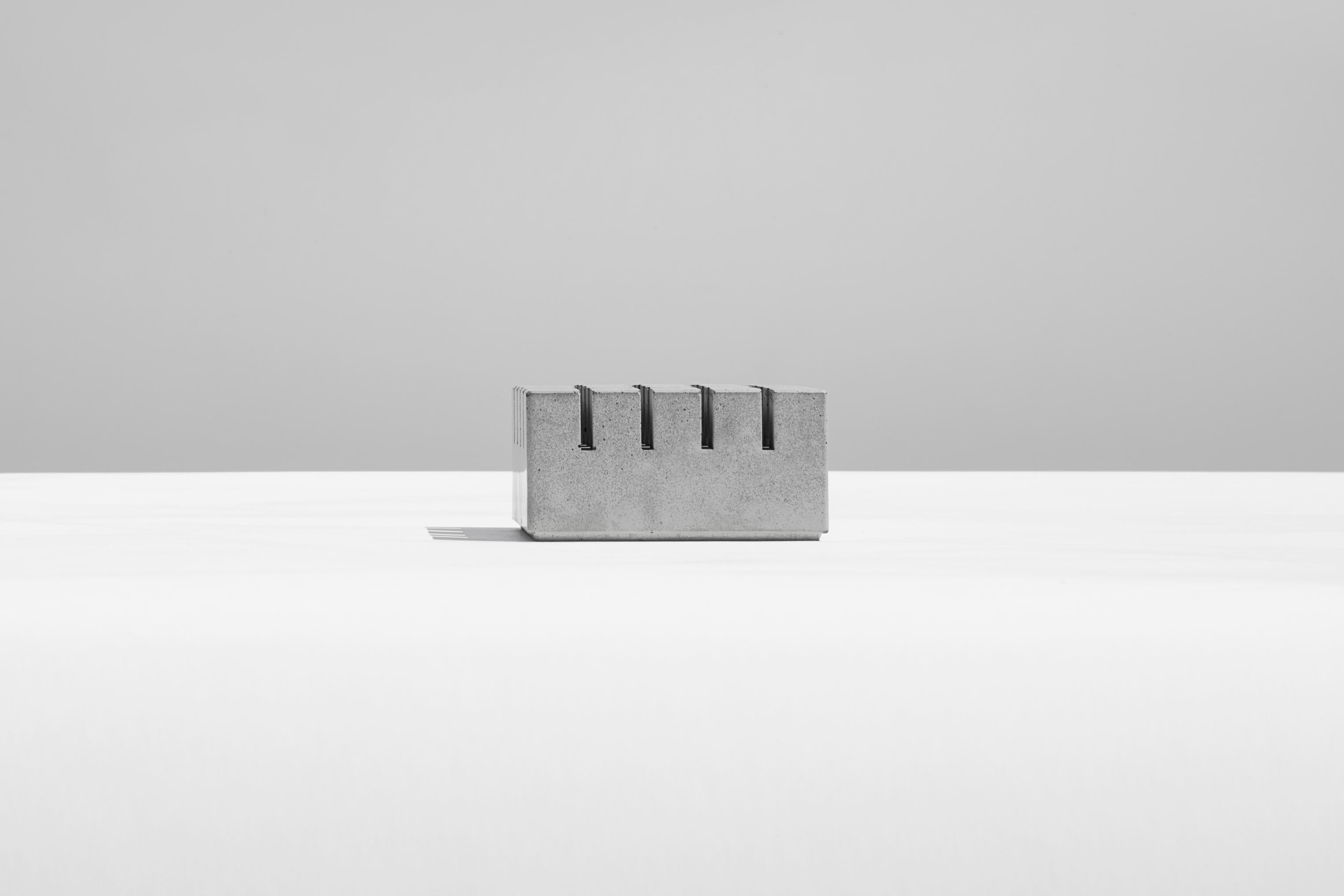 Concrete Card Holder / Pen Stand, “Jing, ” from Concrete Collection by Bentu In New Condition In Beverly Hills, CA