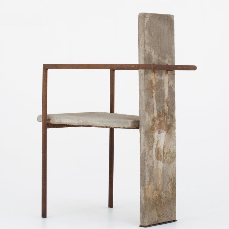 Concrete Chair by Jonas Bohlin at 1stDibs