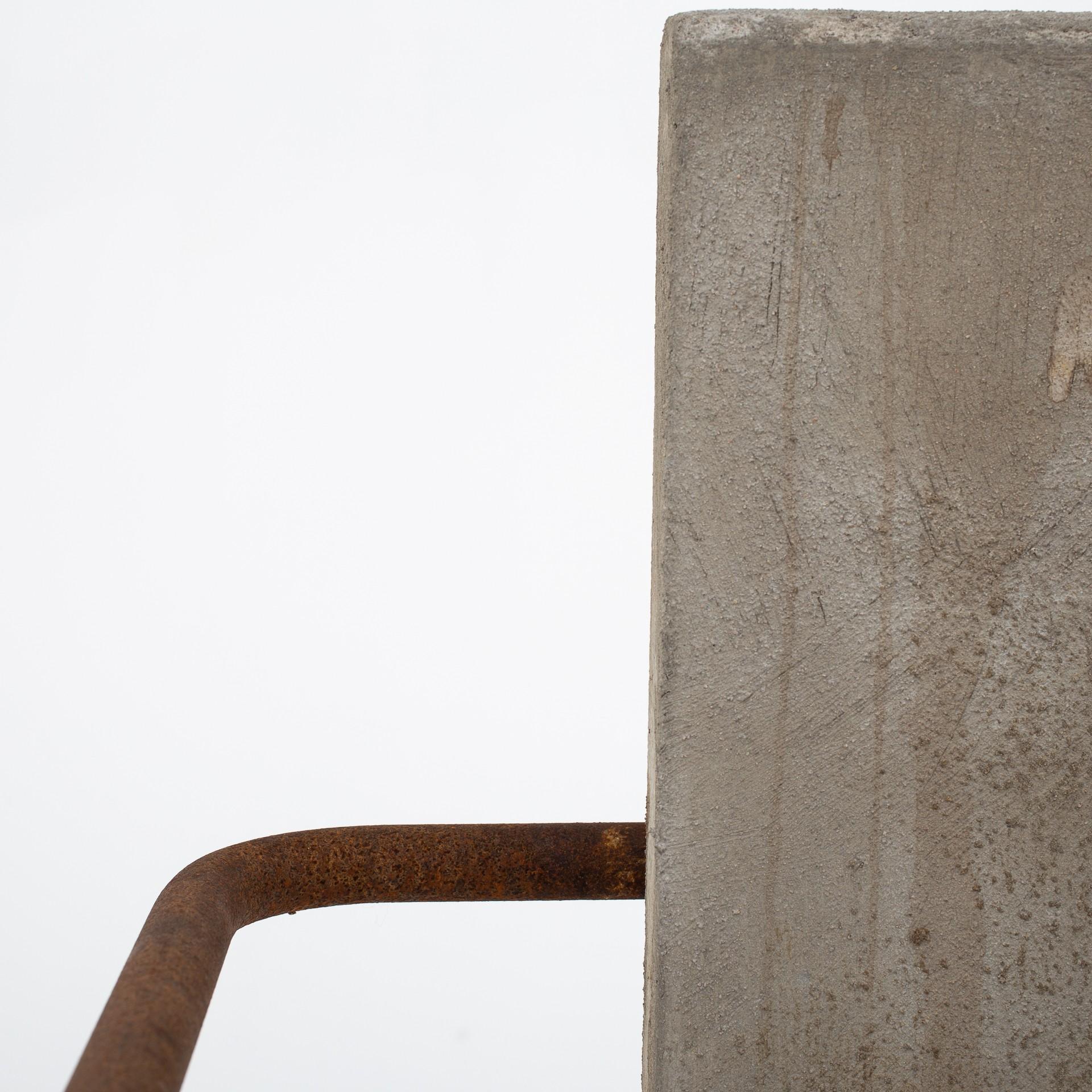 Scandinavian Modern Concrete Chair by Jonas Bohlin