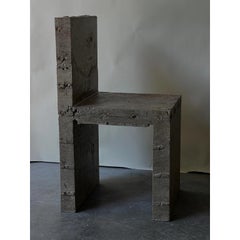 Chaise en béton par Stone By Hand