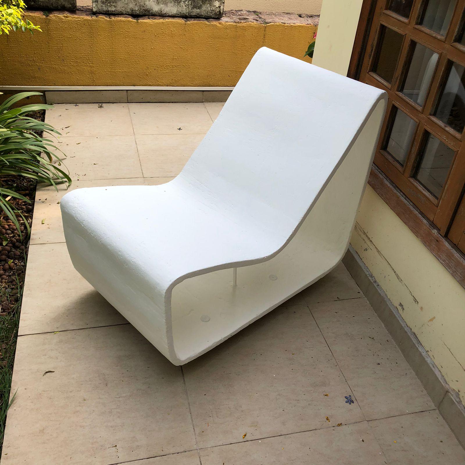 Mid-20th Century Concrete Chair by Willy Guhl for Eternit For Sale