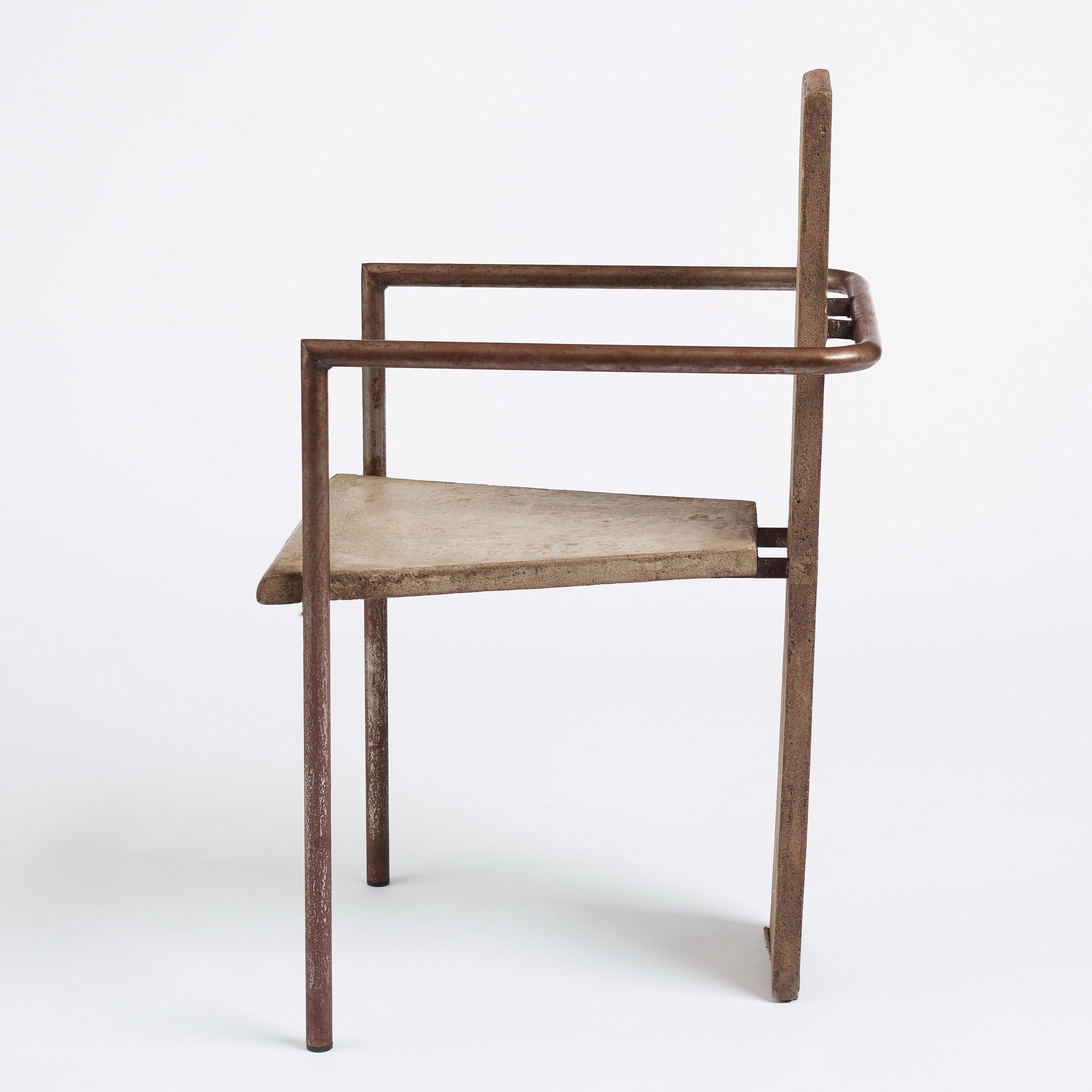 Concrete Chair Jonas Bohlin, 1980's For Sale 9