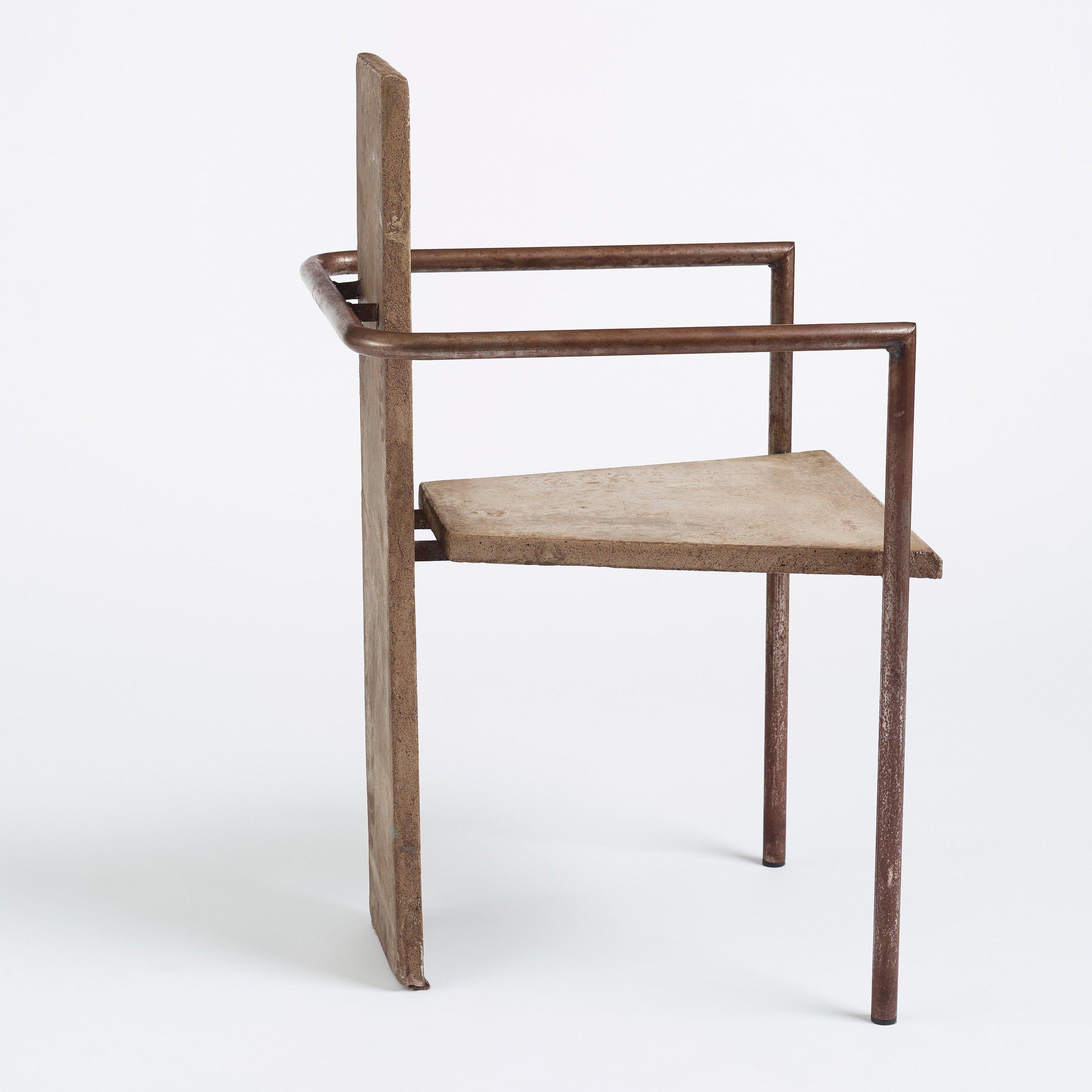 Brutalist Concrete Chair Jonas Bohlin, 1980's For Sale