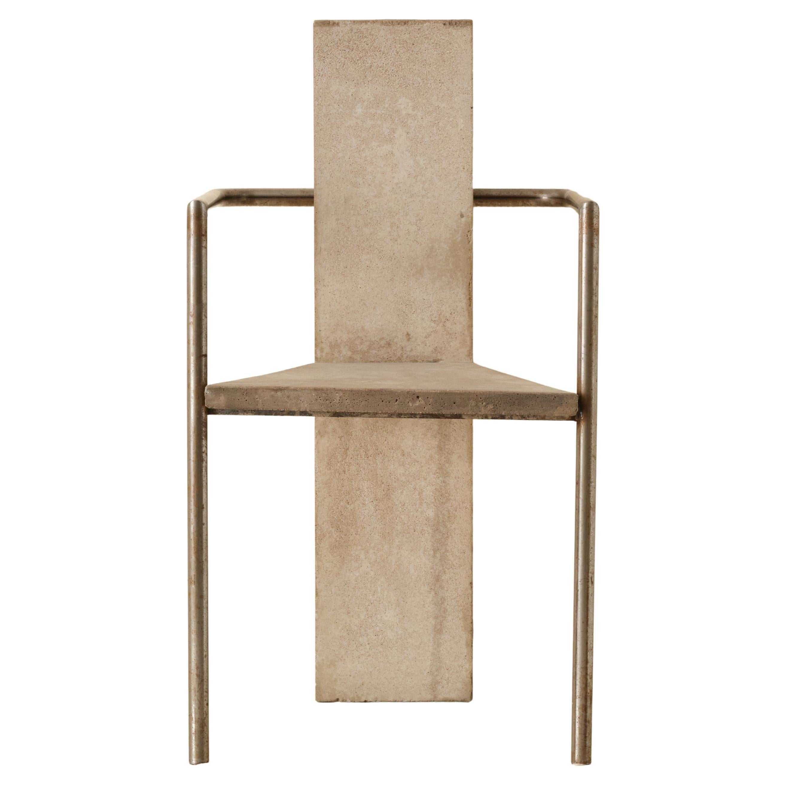 Concrete Chair Jonas Bohlin, Sweden, 1980s