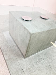 Concrete Coffee Table by Saporiti, 1970s