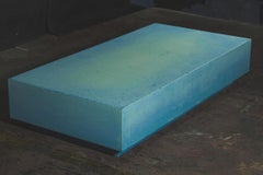 Concrete Coffee Table — “Chunk of Turquoise” by Dylan Myers