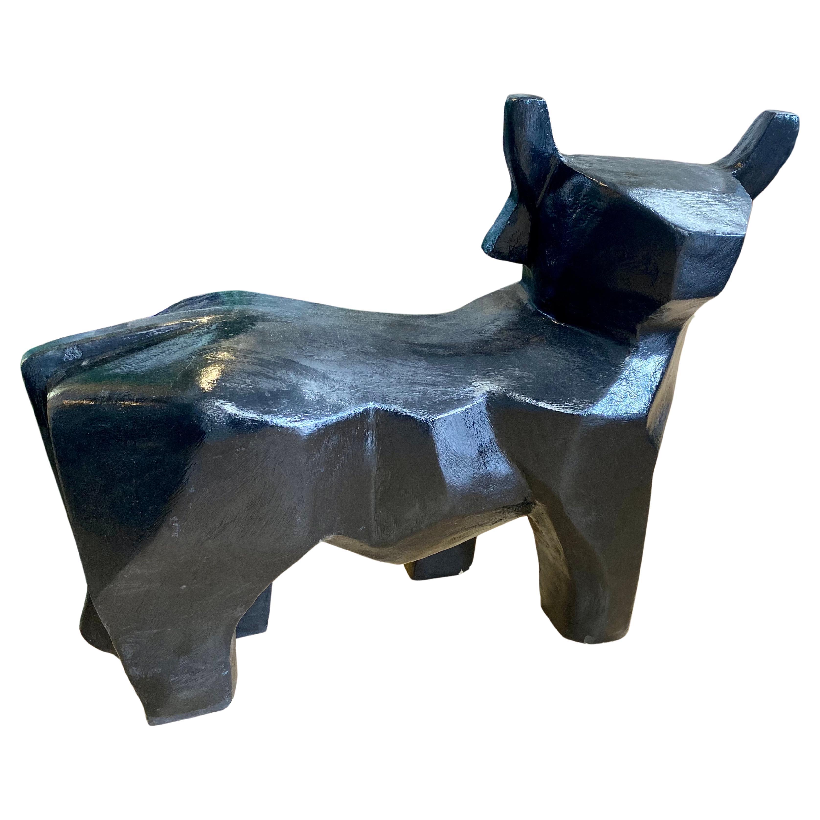 Sculpture de taureau cubiste en béton, France, vers les années 1980 en vente