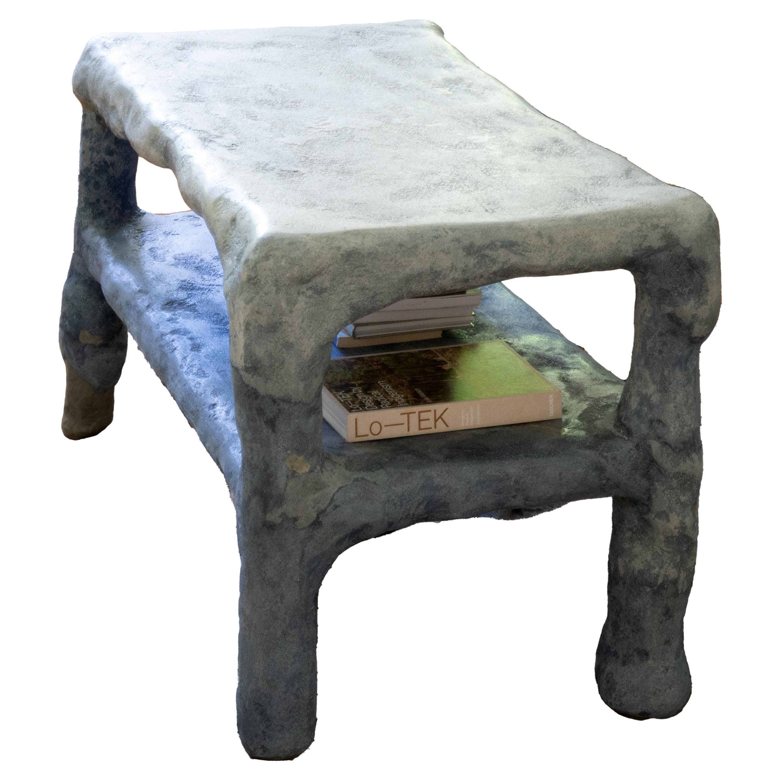 Concrete Denim Coffee Table For Sale