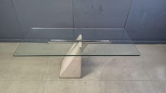 Concrete dining table by Giovanni Offredi for Saporiti 1970s
