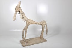 Concrete Donkey Signed R.Dubos, France, 1970s