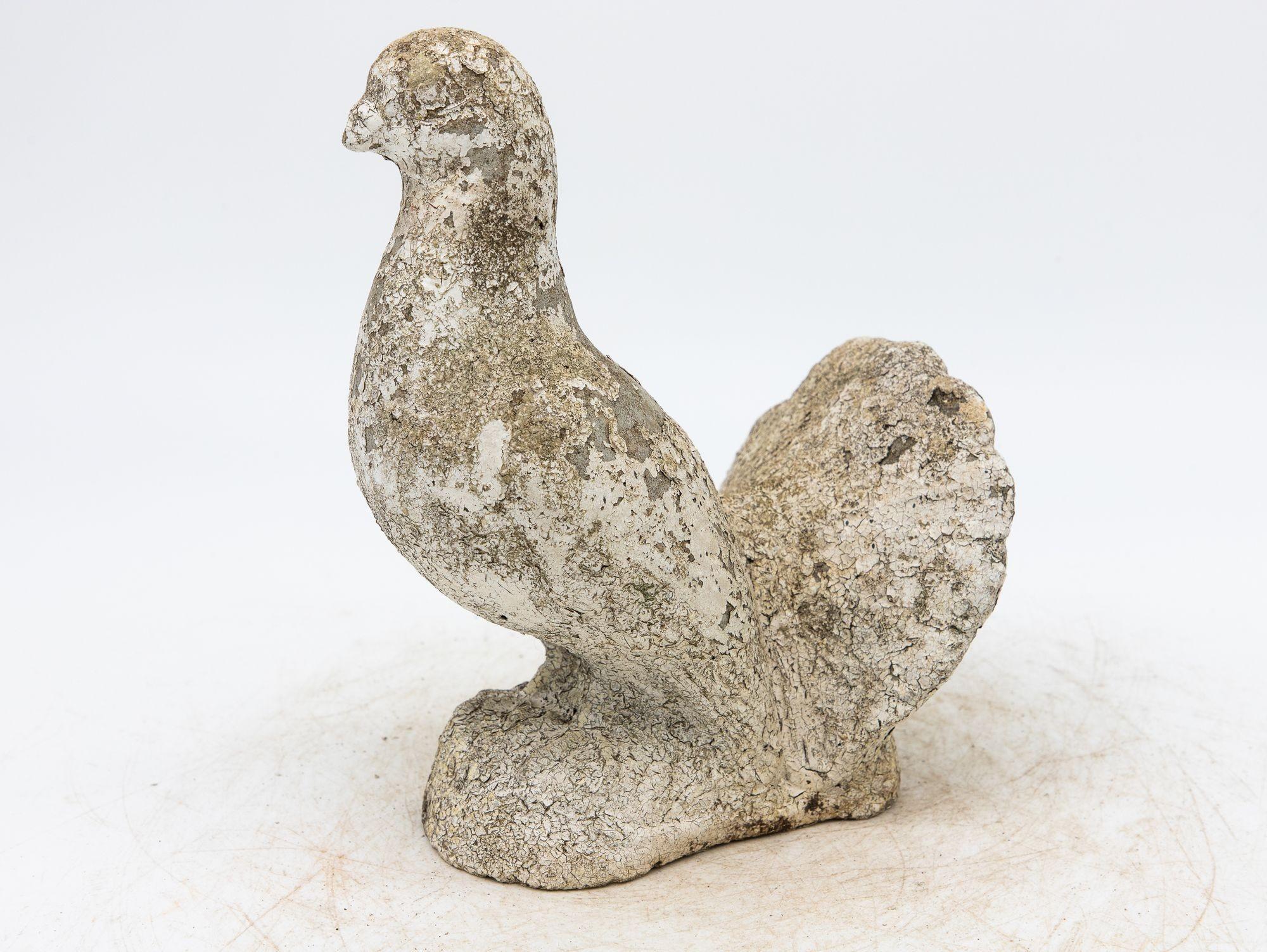 Concrete Dove Garden Ornament, England 20th Century For Sale 5