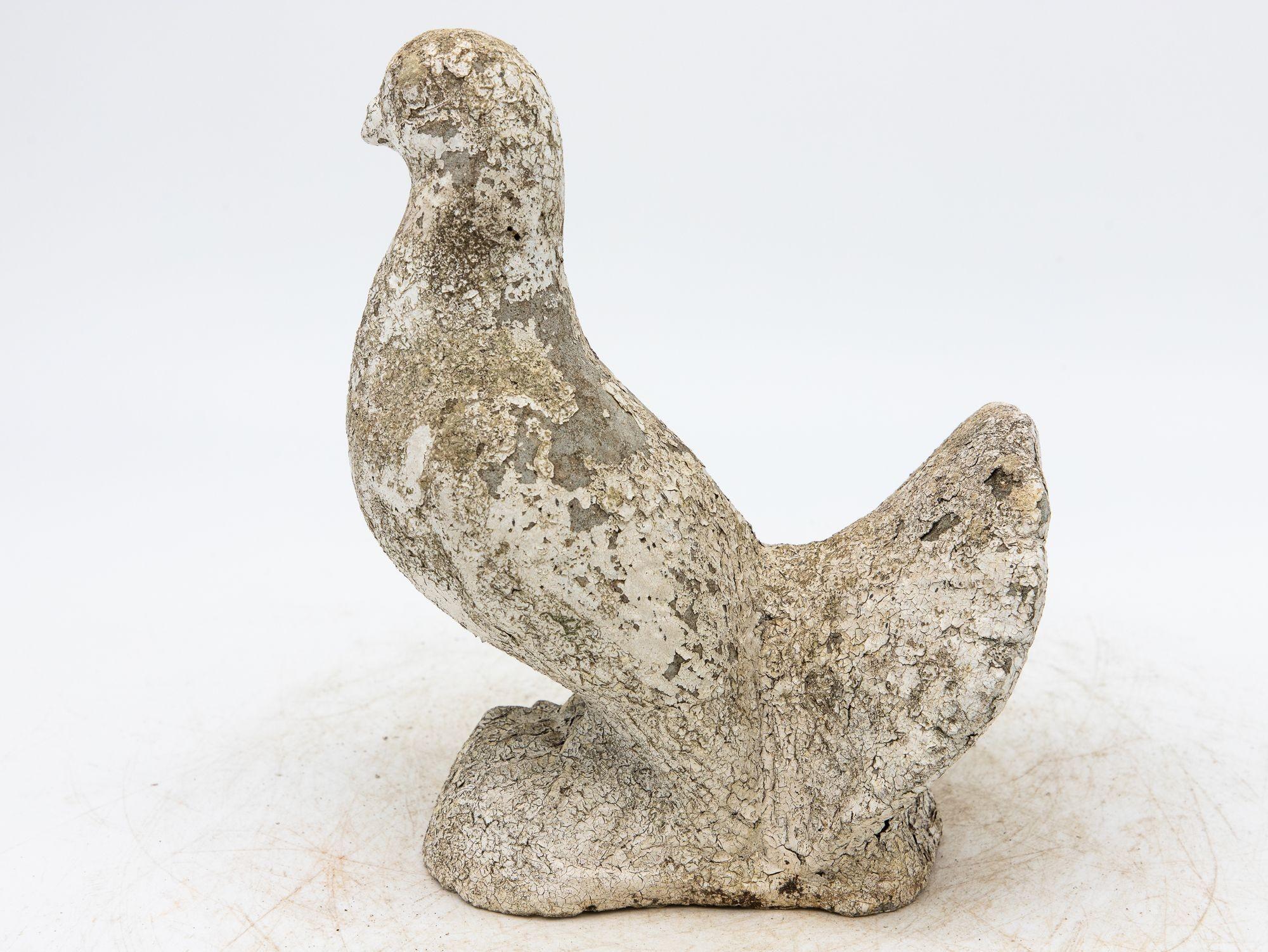 Concrete Dove Garden Ornament, England 20th Century For Sale 6