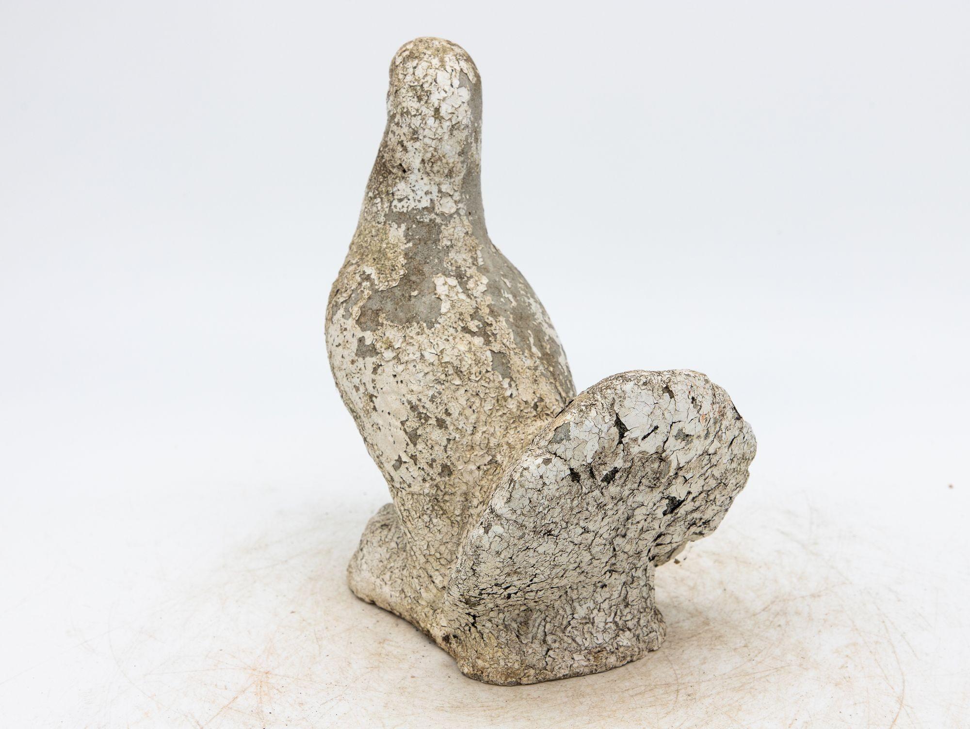 Late 20th Century Concrete Dove Garden Ornament, England 20th Century For Sale