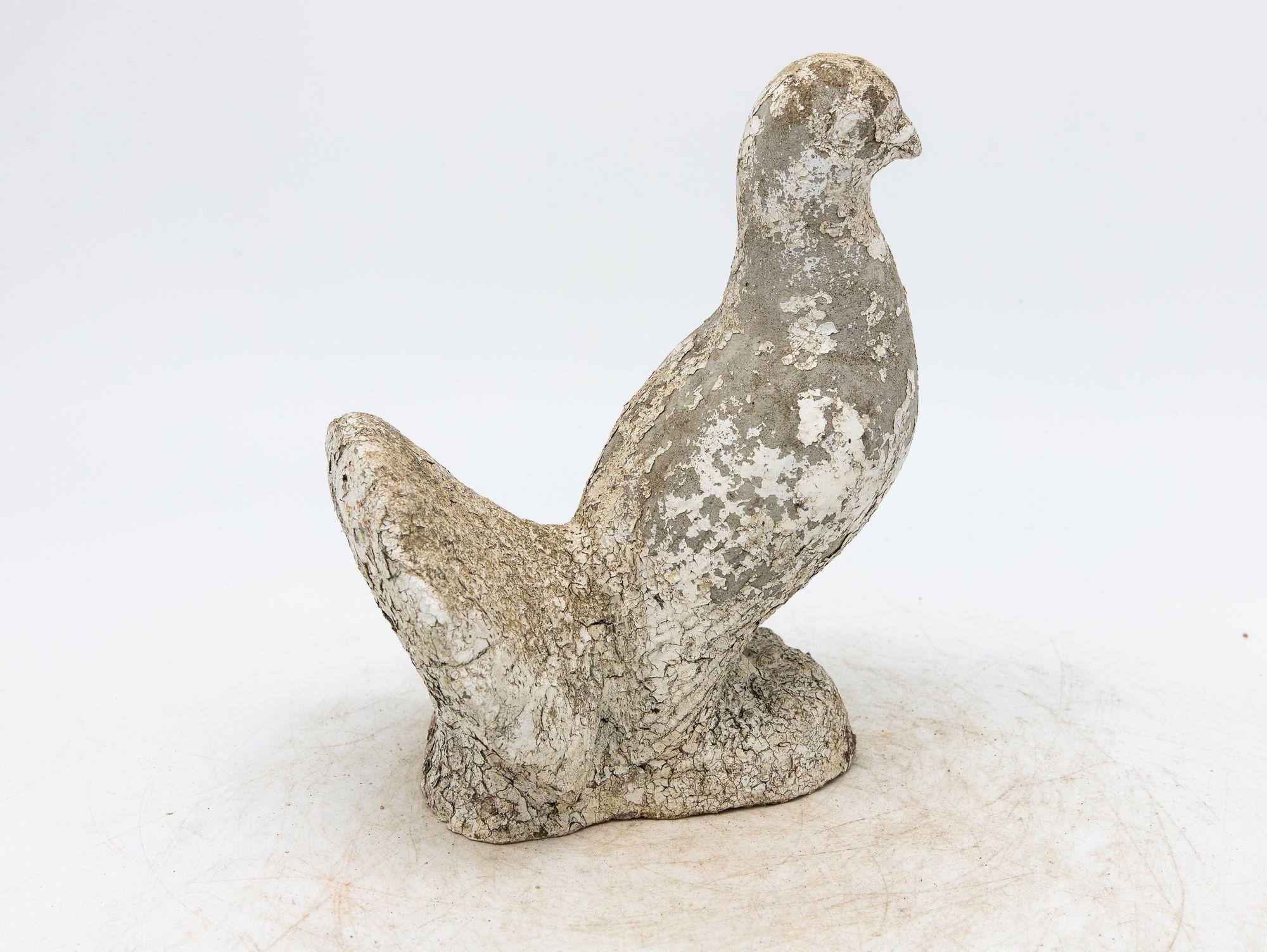 Concrete Dove Garden Ornament, England 20th Century For Sale 2