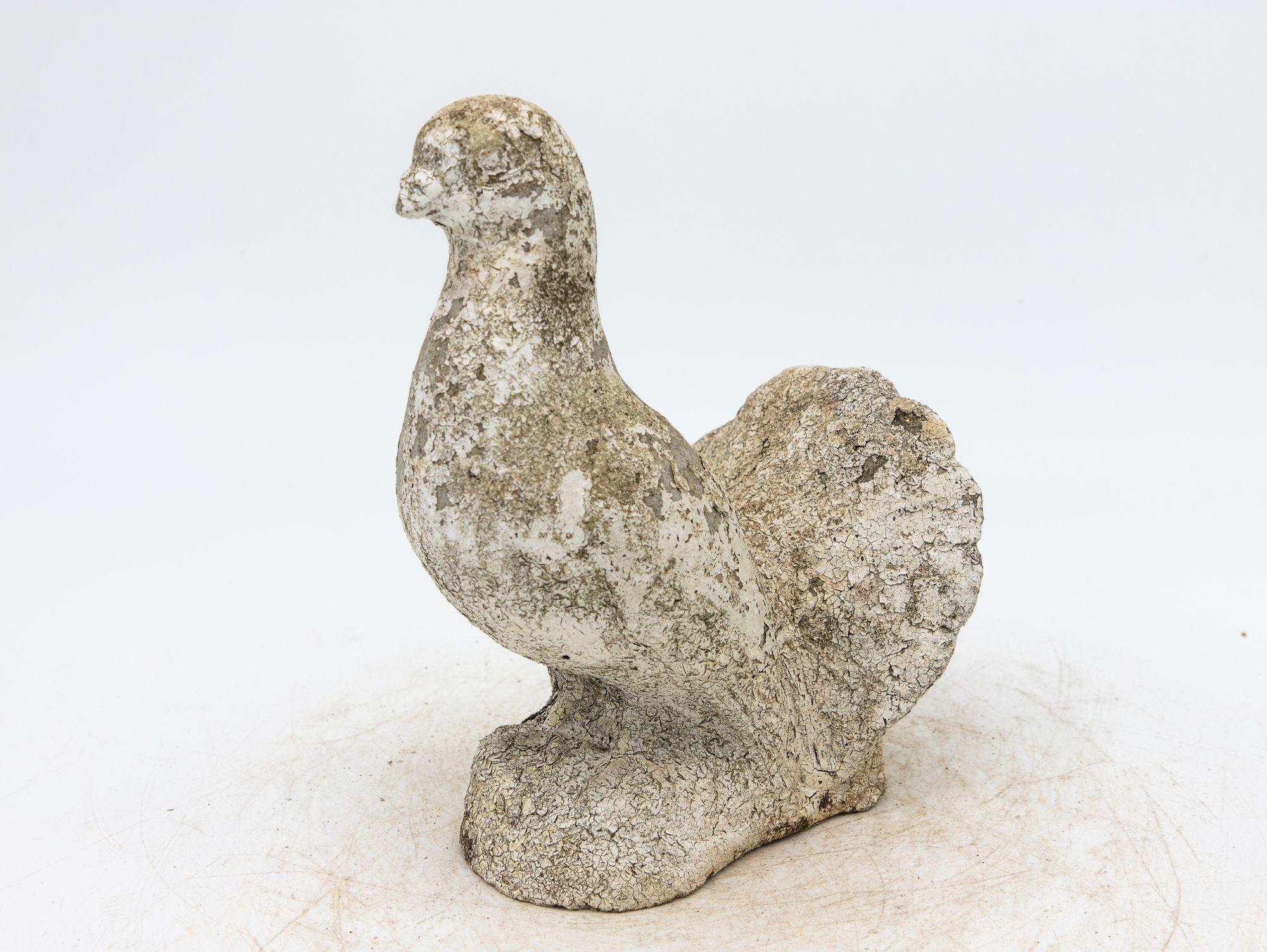 Concrete Dove Garden Ornament, England 20th Century For Sale 4