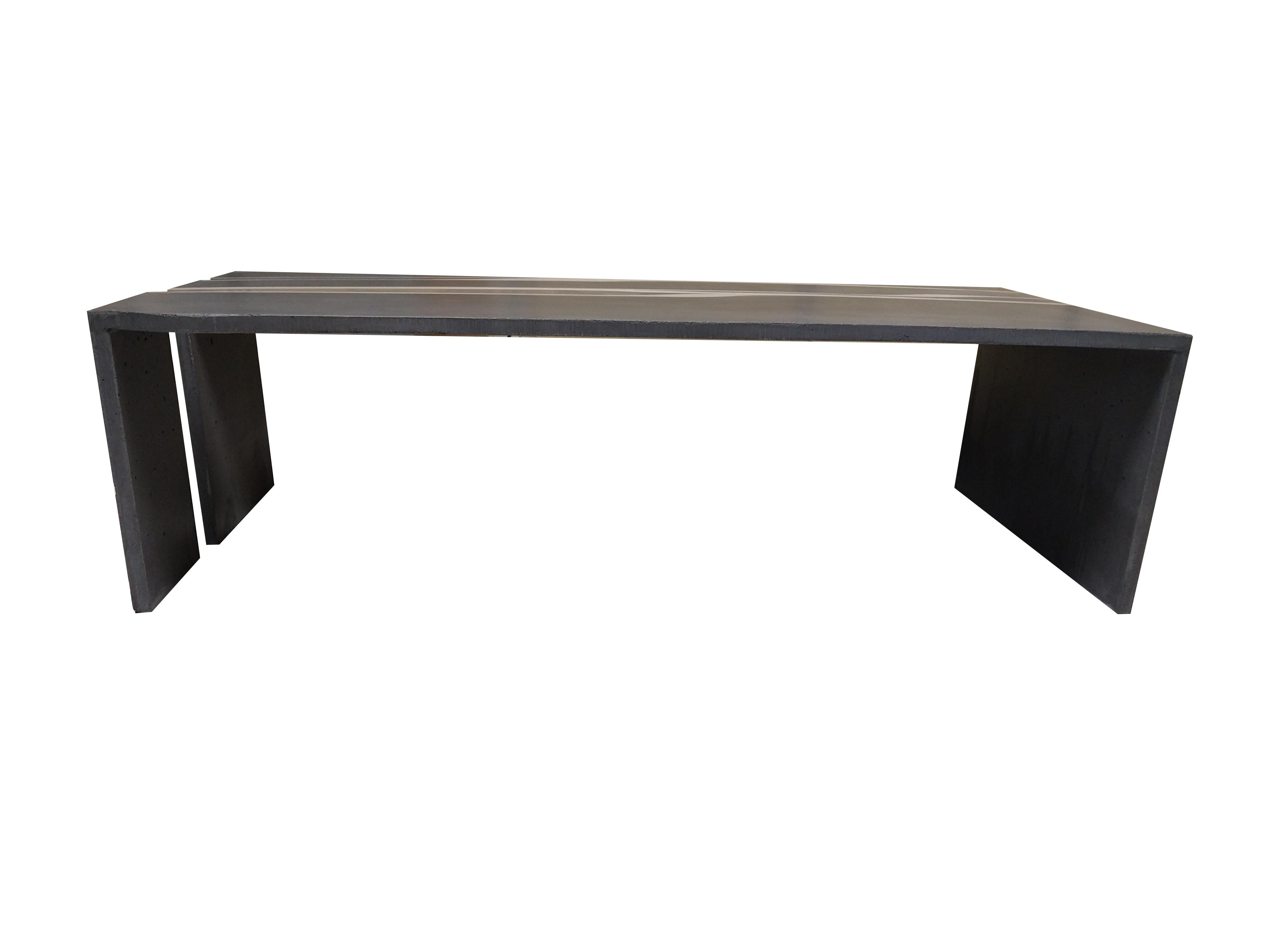 Molded Concrete Drip Coffee Table For Sale