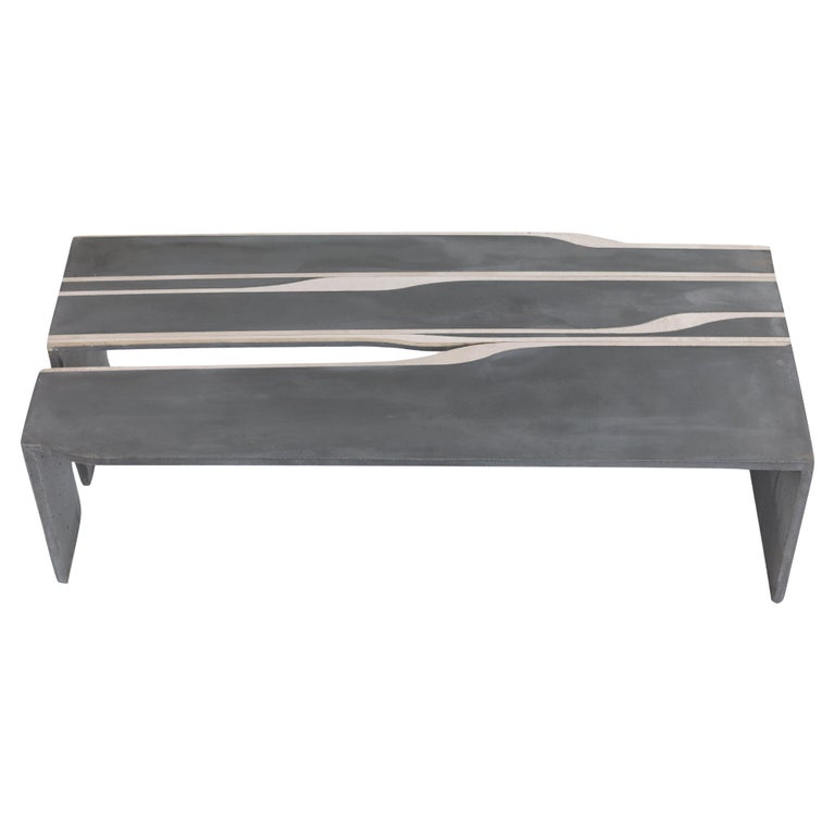 Concrete Drip Coffee Table For Sale at 1stDibs