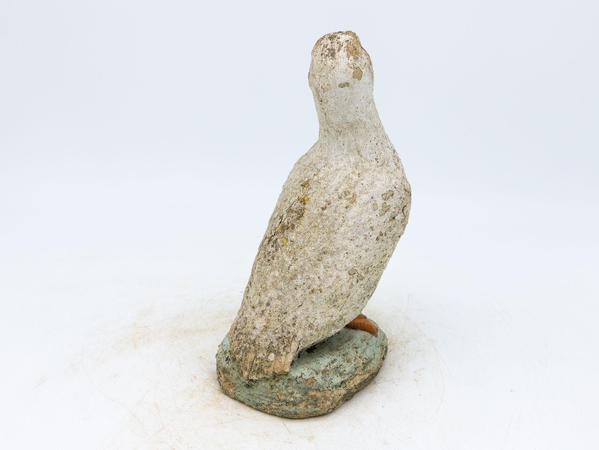 Concrete Duck Garden Ornament, French 20th Century 1