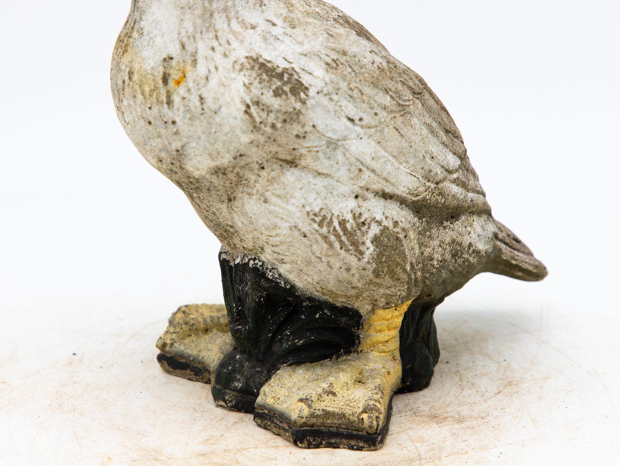 Concrete Duck Garden Ornament, French 20th Century 2