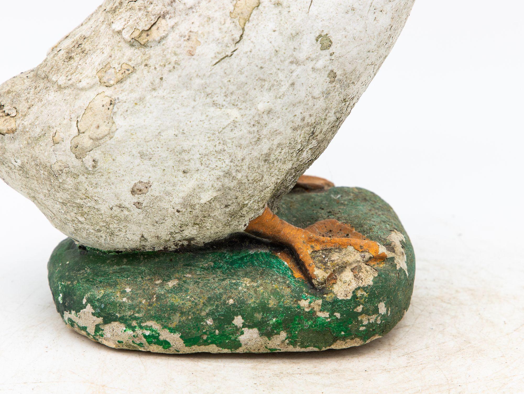 Concrete Duck Garden Ornament, French 20th Century 2